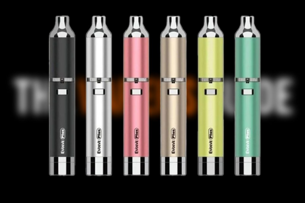 Imagen del vaporizador Yocan Evolve Plus utilizada como referencia para el manual de instrucciones, uso, mantenimiento y limpieza del dispositivo.