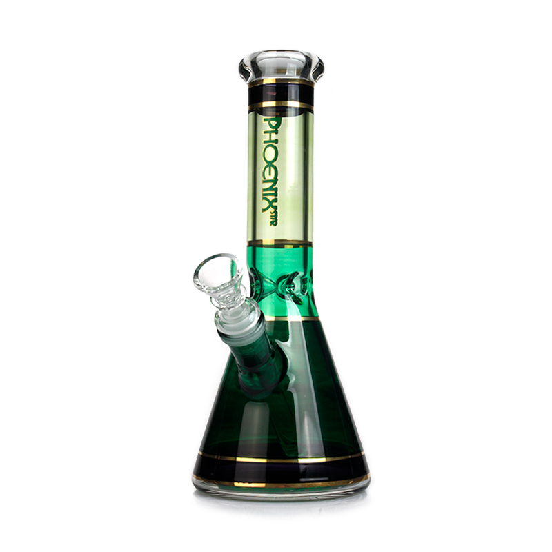 BONG BEAKER PHOENIX STAR AZUL GOLDEN LINE – BOROSILICATO 25CM - Imagen 4