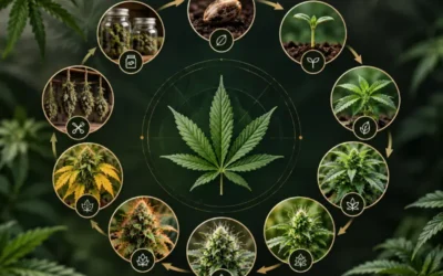 Etapas botánicas del desarrollo del cannabis