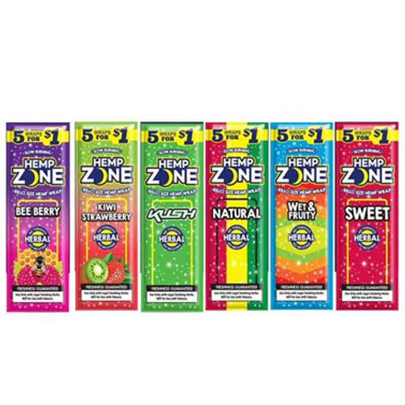 thumbnail image 2 of Hemp Zone Bee Berry 75 High Quality Rolling Papers – 15 Packs, Herbal Hemp Wraps + FREE GIFTS 🎁 2 of 4