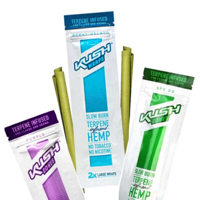 Envolturas de cáñamo infusionadas con terpenos naturales